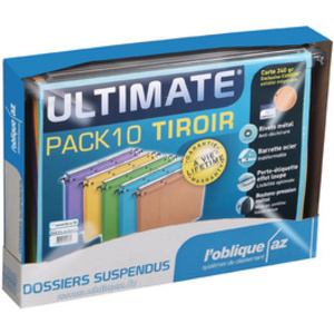 ELBA l'oblique Dossiers suspendus pour tiroir AZO, fonds