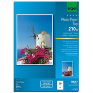sigel Papier photo jet d'encre Top, A4, très brillant recto