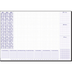 sigel Sous-main bloc papier 'Time', 595 x 410 mm