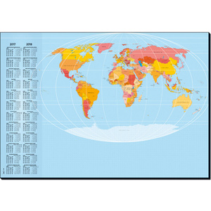 sigel Sous-main bloc papier 'Time', 595 x 410 mm