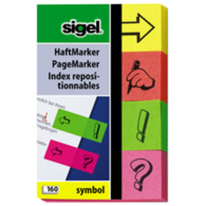 sigel Marque-page repositionnable Symbole, 50 x 20 mm