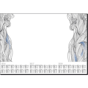 sigel Sous-main bloc papier 'Harmony', 590 x 410 mm