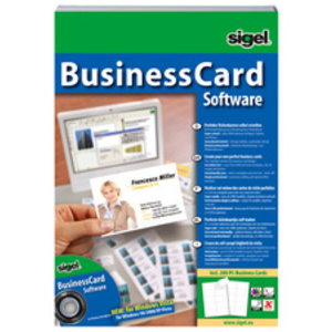 sigel Logiciel BusinessCard, pour cartes de visite
