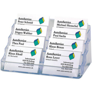 sigel Porte-cartes de visite, en plastique dur