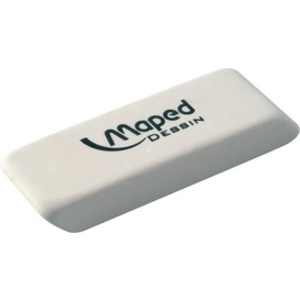 Maped Gomme en caoutchouc Dessin, moyen, blanc  - 94056