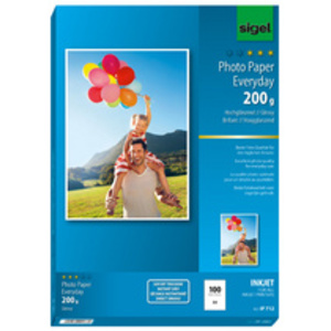 sigel Papier photo Jet d'encre Everyday 'HOT DEAL', A4