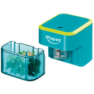 Maped Taille-crayon électrique, turquoise/vert pomme