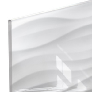 sigel tableau magnétique en verre 'artverum',(L)480x(H)480mm