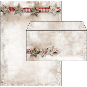 sigel Enveloppe à motif de Noël 'Winter Chalet', DL, 90 g/m2