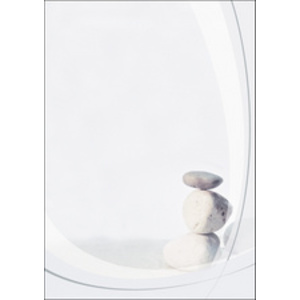 sigel Papier à motif, A4, 90 g/m2, motif 'Menu neutre'