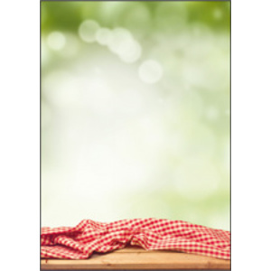 sigel Papier à motif, A4, 90 g/m2, motif 'Menu neutre'