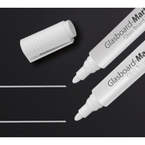 sigel Marqueur universel, pointe ogive: 2 - 3 mm, blanc