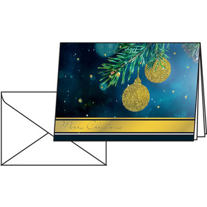 sigel Carte de Noël 'Golden Glitter', A6, 220 g/m2
