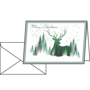 sigel Carte de Noël 'Red Deer', A6, 220 g/m2