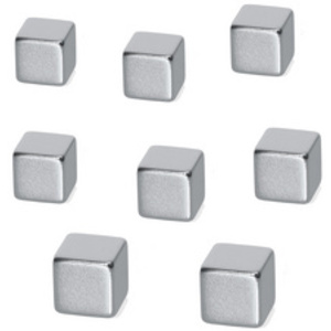 sigel Aimant en néodyme, dimensions: 10x10x10 mm, nickelé