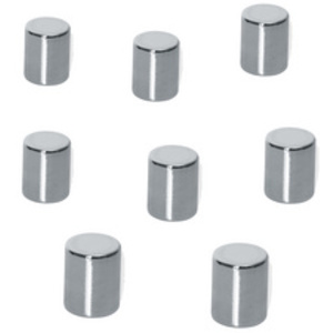 sigel Aimant en néodyme, cylindrique, 8 x 10 mm, nickelé
