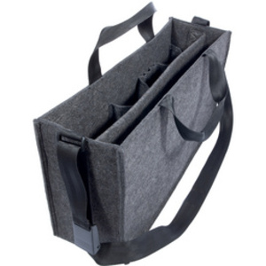 sigel Sacoche en feutre Business Desk Sharing Bag, M, gris