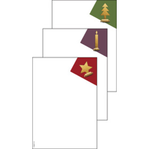 sigel Set de papier motif de Noël 'Cut-out style', A4