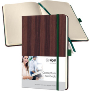 sigel Carnet de notes Conceptum Edition Nature, A5, bois
