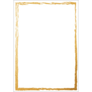 sigel papier Design 'Golden frame', A4, 200 g/m2