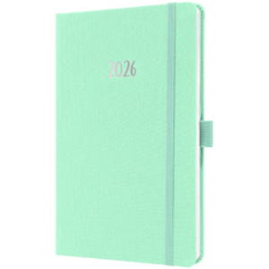 sigel Agenda de poche Jolie Feel 2026, textile, A5, rose