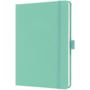 sigel Carnet de notes Jolie Feel, tissu, A5, ligné, menthe