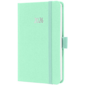 sigel Agenda de poche Jolie Feel 2026, textile, A6, gris