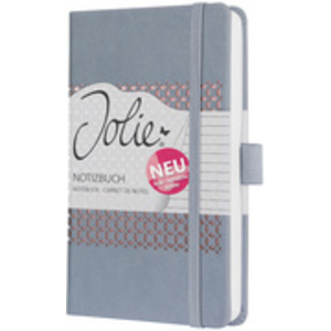 sigel Carnet Jolie Impress, similicuir, A6, gris