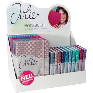 sigel Carnet de notes Jolie Flair, simili cuir, présentoir