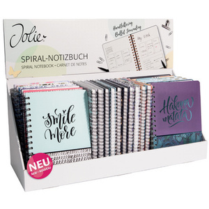 sigel Carnet à spirale Jolie, A5, présentoir