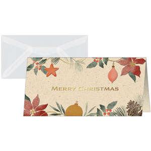 sigel Carte de Noël 'Christmas Art', format long (2/3 A4)