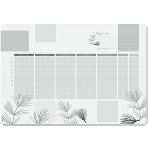 sigel Sous-mains bloc papier 'Weekly Planner Nature'