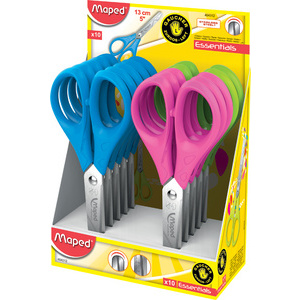 Maped Ciseaux Pulse, longueur: 130 mm, présentoir de 10