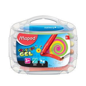 Maped Craie gel COLOR'PEPS GEL, étui plastique de 10