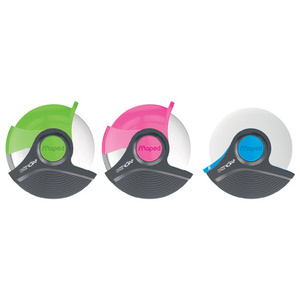 Maped Gomme en plastique Zeona+, blanc, présentoir de 15