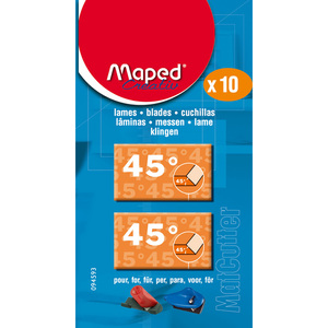 Maped Lames de rechange pour outil de coupe MatCutter 45