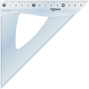 Maped Equerre Cristal 60 degrés, gand c'té: 210 mm  - 94044