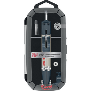 Maped Coffret de compas technique No.421, 4 pièces, noir