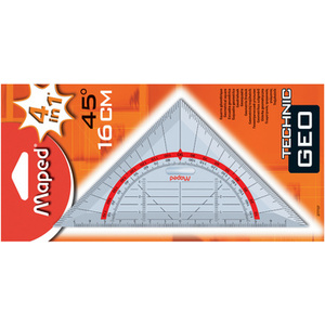 Maped Equerre geométrique Technic, hypoténuse: 160 mm