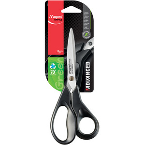 Maped Ciseaux Advanced Green, longueur: 180 mm, asymétrique