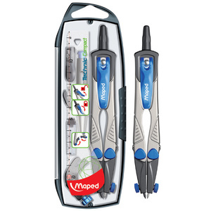 Maped Compas scolaire Technic Concept, set de 5 pièces