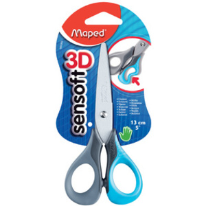 Maped Ciseaux scolaires Sensoft 3D, longueur: 130 mm,