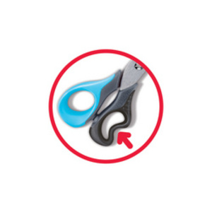 Maped Ciseaux scolaires Sensoft 3D, longueur: 130 mm,