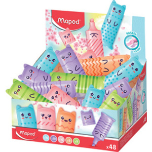 Maped Surligneur Mini PASTEL, présentoir de 48