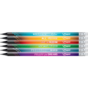Maped Crayon graphite BLACK'PEPS ENERGY, dureté: HB, étui 12