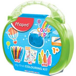 Maped ma première valise à dessin COLOR'PEPS, 23 pièces,