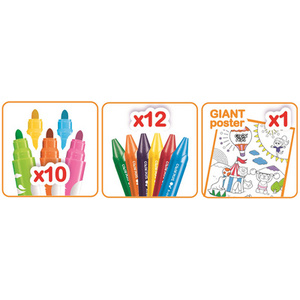 Maped ma première valise à dessin COLOR'PEPS, 23 pièces,