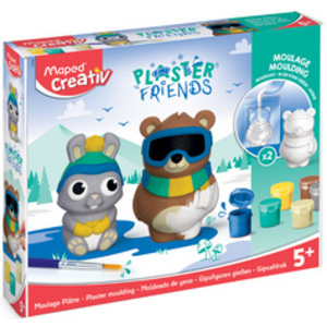 Maped Creativ Kit de moulage PLASTER FRIENDS 'WINTER'