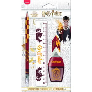 Maped Kit d'écriture HARRY POTTER GRYFFONDOR, 4 pièces