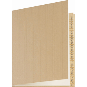 extendos trieur numérique 1-31, 31 compartiments